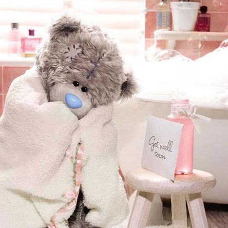 3D Holographic Get Well Me to You Bear Card £2.99